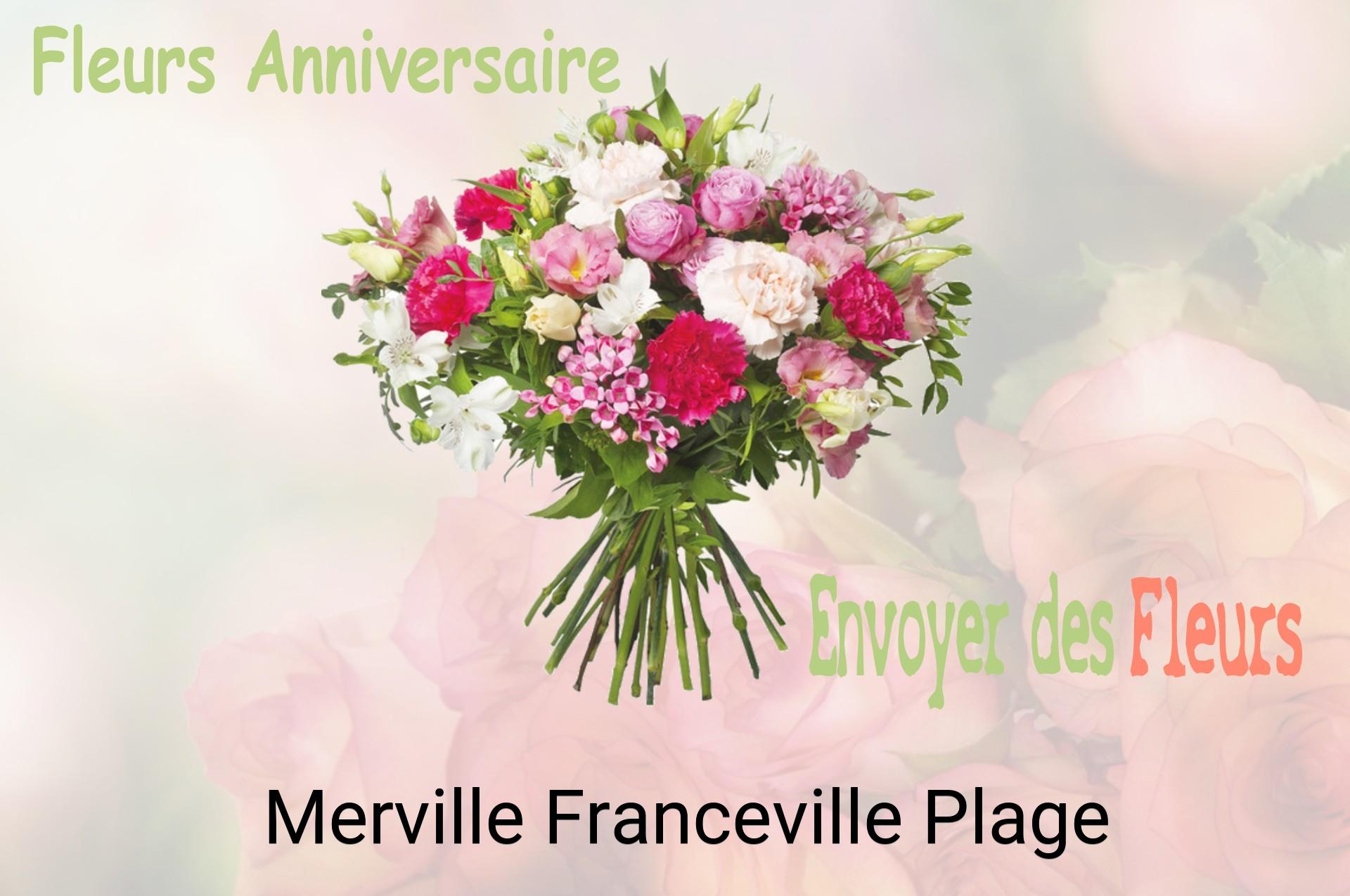 Bouquet de fleurs d’anniversaire livré à Merville-Franceville-Plage