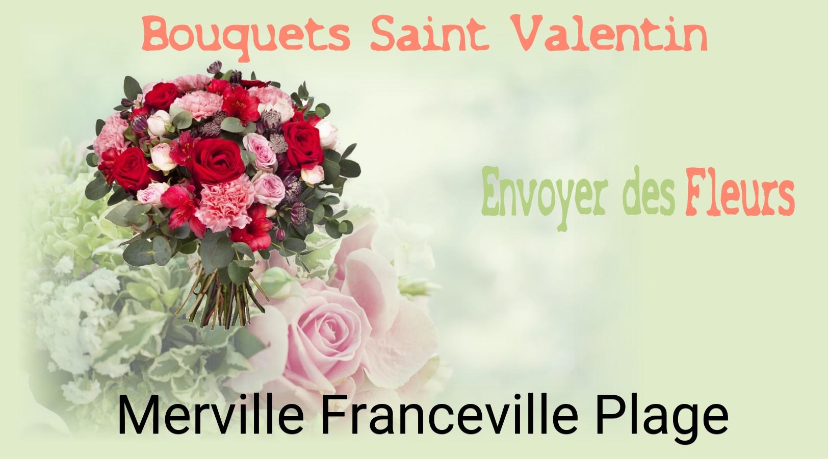 Roses de Saint-Valentin livrées à Merville-Franceville-Plage